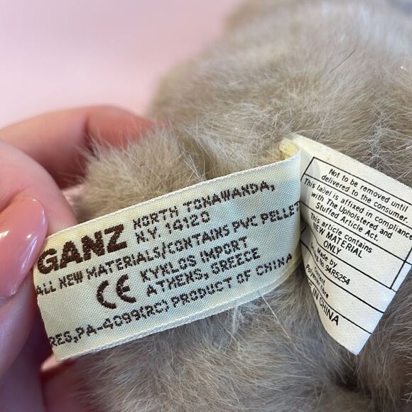 Vintage GANZ ganzbros Langstaff the Teddy Bear #H844AS 1993 Light Beige/Cream… - Picture 10 of 10
